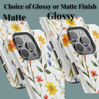 Vibrant Wildflower Meadow MagSafe Case for iPhone 15/14/13 Series - Tough Protection, Colorful Gift