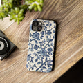 Blue and White Floral Chinoiserie iPhone Slim Case
