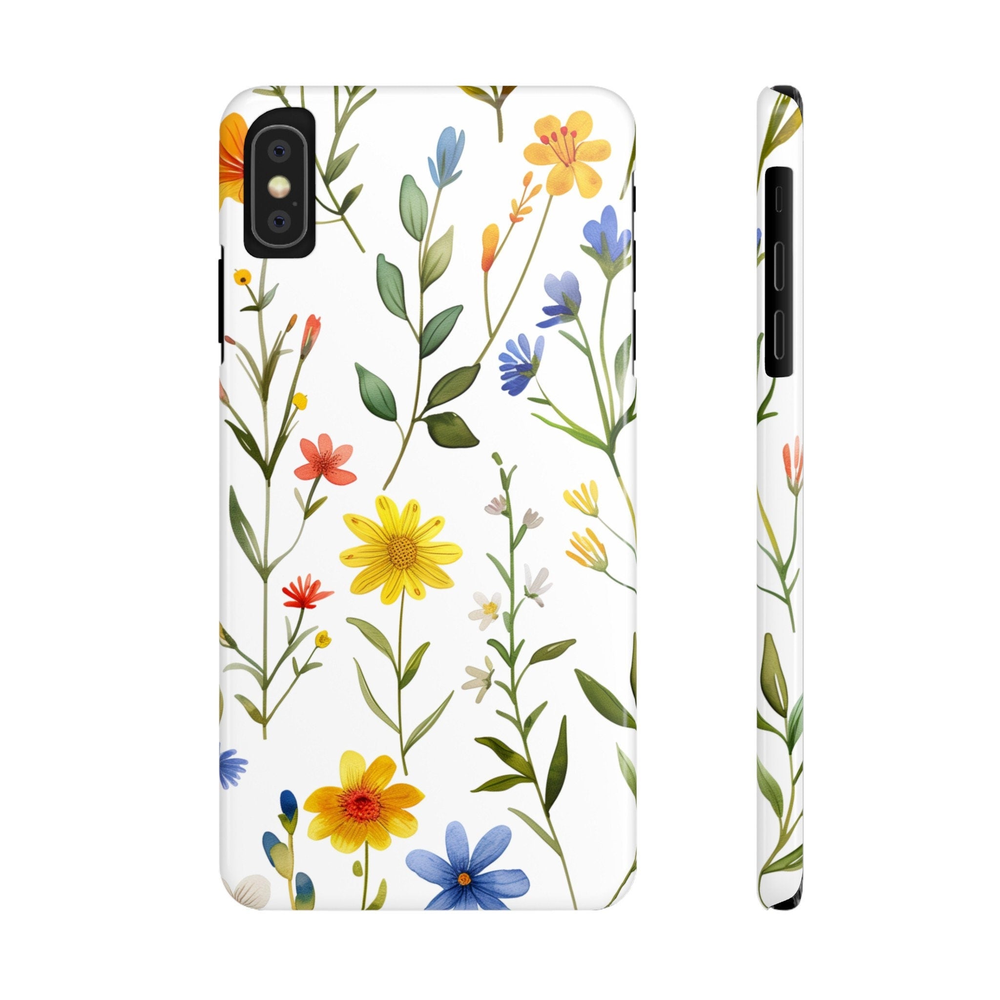 Wildflower Meadow iPhone Case: Colorful Floral Design, Slim Protective Cover