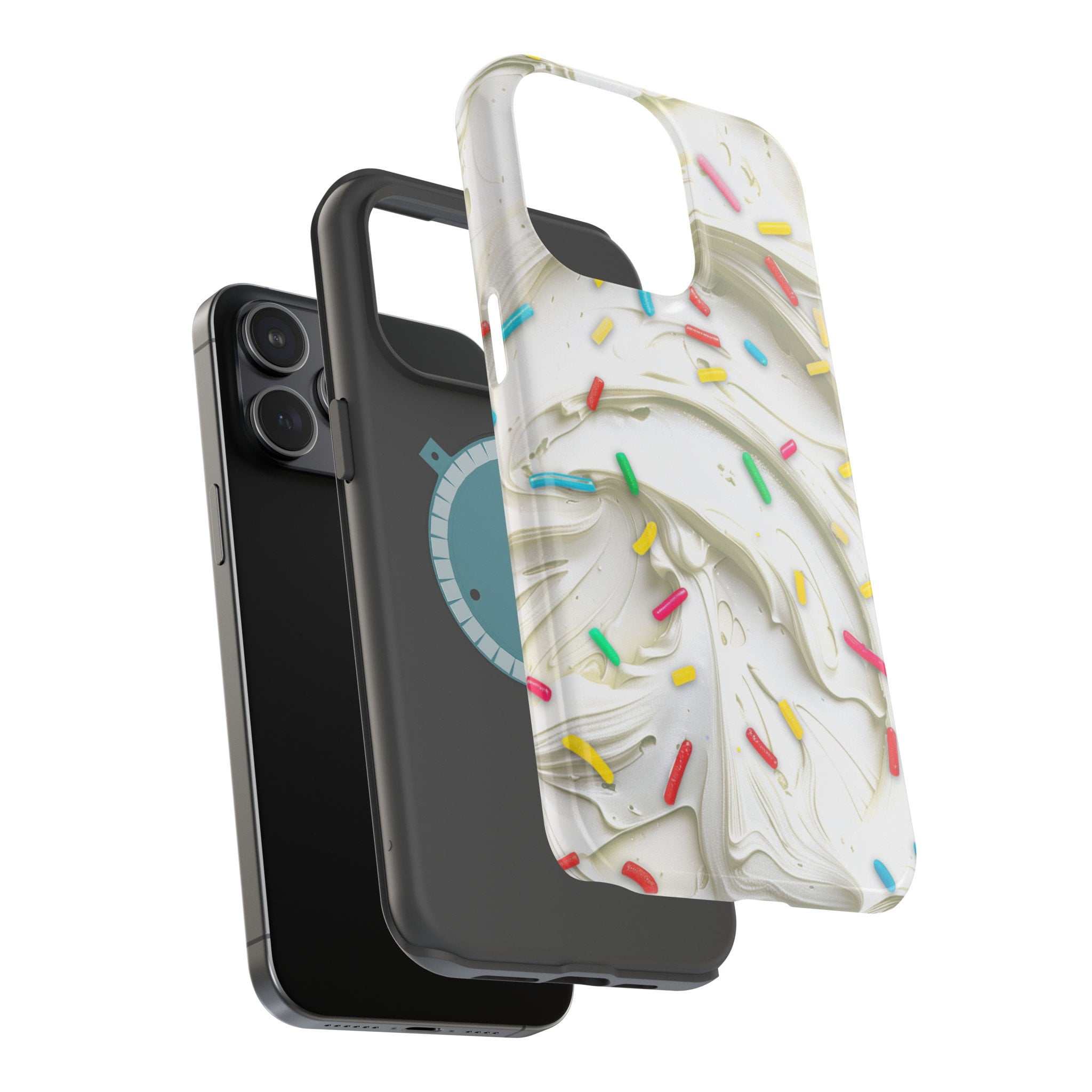 Vanilla Frosting iPhone Magsafe Tough Case Cake Frosting Design for iphone 15,  14 and 13  (Pro, Plus, Pro Max) Pastry Chef Gift for Girl