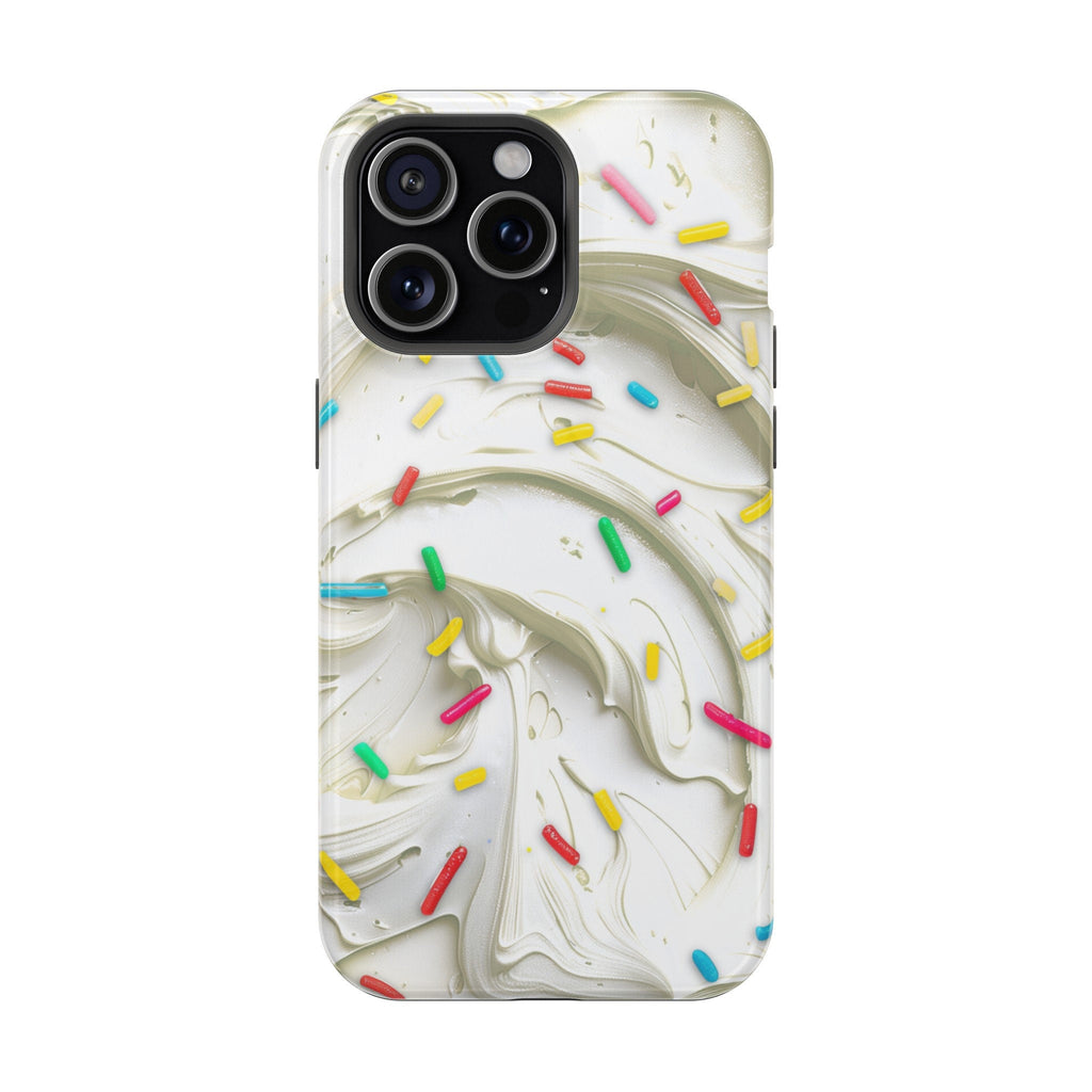 Vanilla Frosting iPhone Magsafe Tough Case Cake Frosting Design for iphone 15,  14 and 13  (Pro, Plus, Pro Max) Pastry Chef Gift for Girl