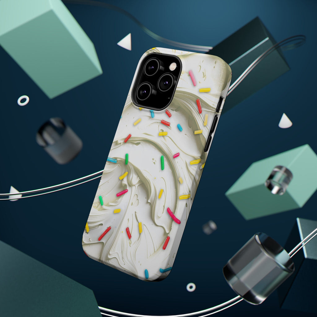 Vanilla Frosting iPhone Magsafe Tough Case Cake Frosting Design for iphone 15,  14 and 13  (Pro, Plus, Pro Max) Pastry Chef Gift for Girl