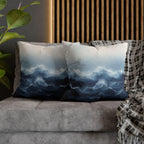 Coastal Storm Pillowcase: Ocean-Inspired Nautical Decor for Beach Houses & Modern Homes