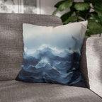 Coastal Storm Pillowcase: Ocean-Inspired Nautical Decor for Beach Houses & Modern Homes
