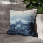 Coastal Storm Pillowcase: Ocean-Inspired Nautical Decor for Beach Houses & Modern Homes