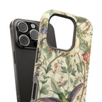 Elegant William Morris Hummingbird MagSafe Case for iPhone 13-16 Series (Pro/Plus/Max)