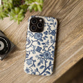 Elegant Chinoiserie MagSafe iPhone Case: Blue & White Porcelain-Inspired Design for Various Models