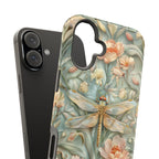 William Morris Dragonfly Floral MagSafe iPhone Tough Case