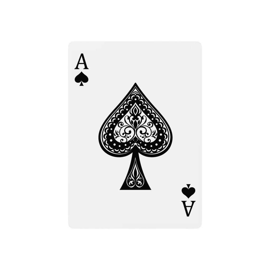 Personalized Gold & Black Playing Cards: Custom Deck for Dad, Grandpa, Game Night Gifts