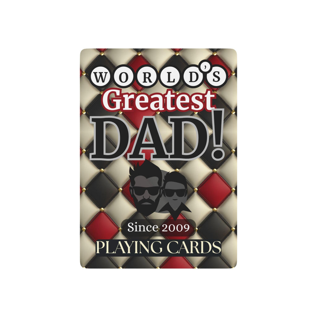 Personalized Dad Playing Cards: Custom Poker Gift, Father's Day