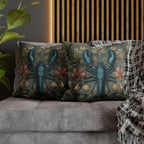 William Morris Lobster Pillow Cover: Coastal Maine Decor