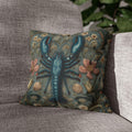 William Morris Lobster Pillow Cover: Coastal Maine Decor