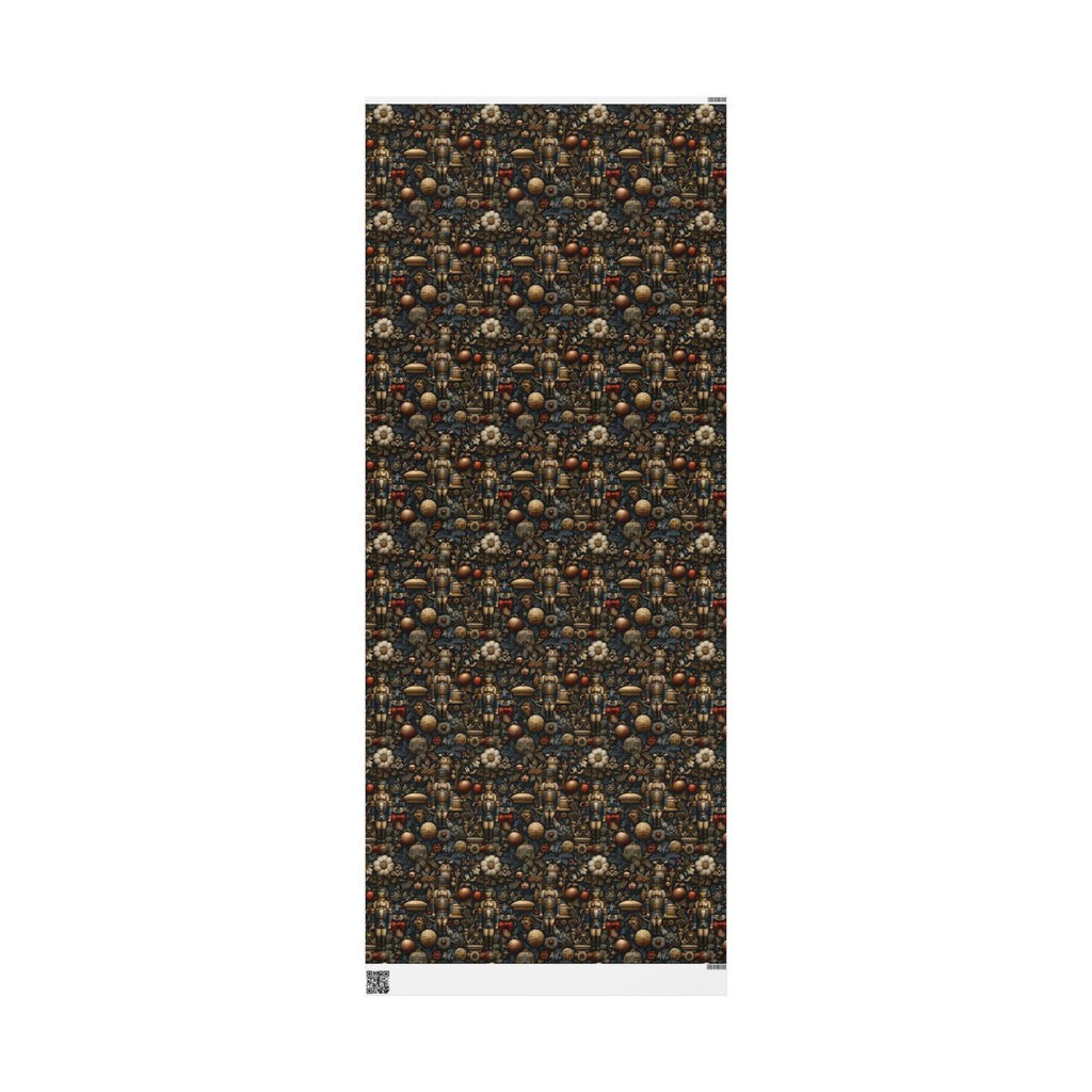 William Morris Christmas Wrapping Paper: Nutcracker, Botanical Vintage Style