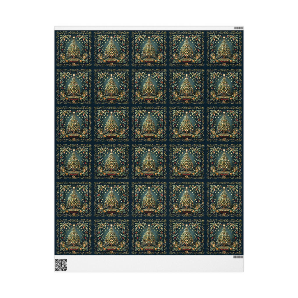 William Morris Christmas Wrapping Paper: Vintage Style Tree & Botanical Gift Wrap