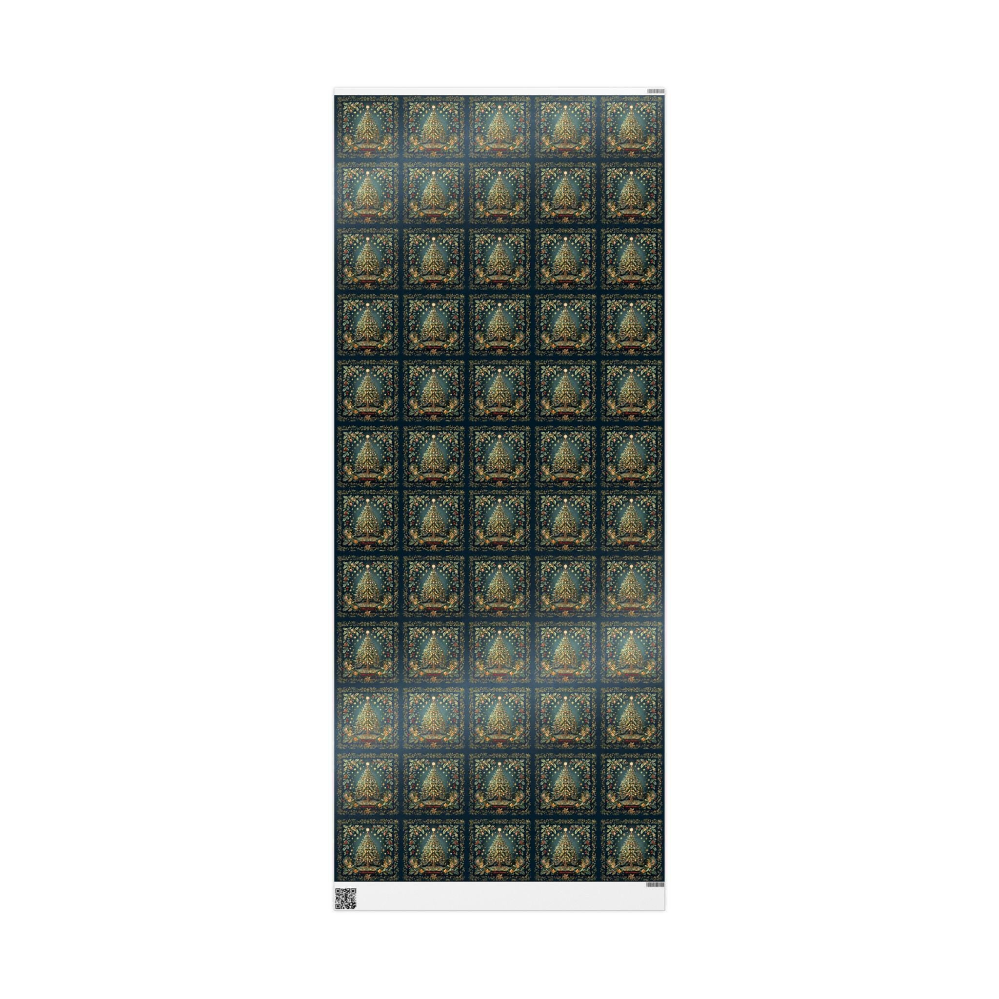 William Morris Christmas Wrapping Paper: Vintage Style Tree & Botanical Gift Wrap