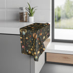 Easter Hand Towel: William Morris Inspired Botanical Floral and Rabbit Motif