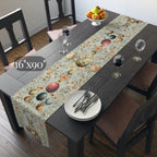 William Morris Easter Table Runner: Floral Bunny Design