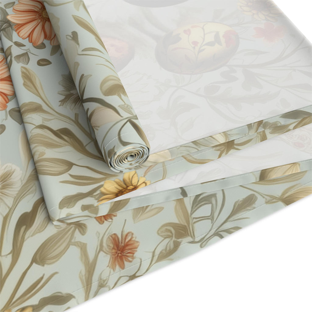 William Morris Easter Table Runner: Floral Bunny Design