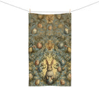 William Morris Easter Bunny Hand Towel: Daisies & Vintage Eggs