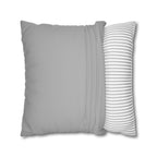 Rustic Nautical Lighthouse Throw Pillow Cover - Navy Blue & Grey Coastal Beach House Decor