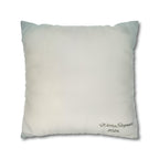 Coastal Lighthouse Pillow Cover: Blue & White Weathered Design for Beach House Decor