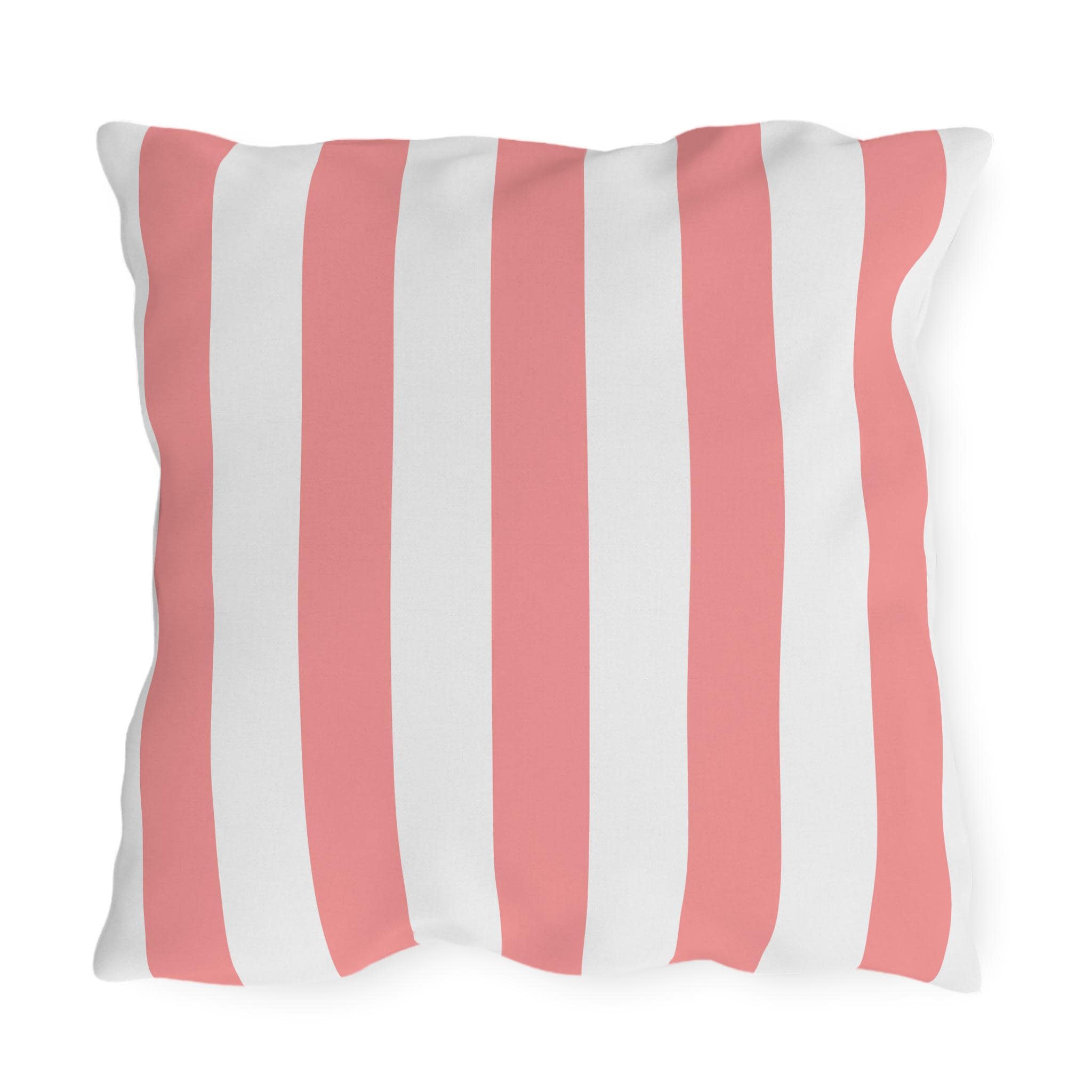 Personalized Outdoor Pillow:  Monogram Family Name Cabana-Style