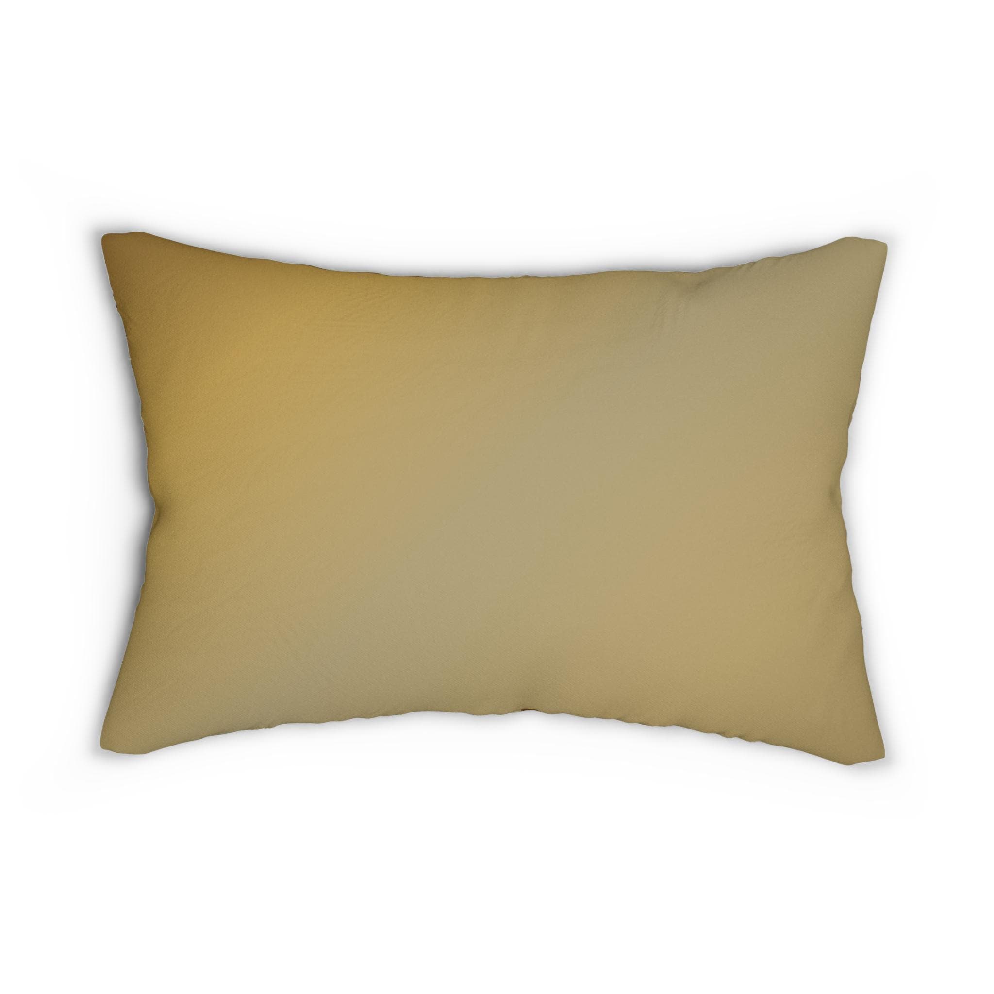 Elegant Easter Rabbit Lumbar Pillow: William Morris Inspired Botanical Art for Luxurious Spring Decor