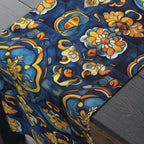 Mediterranean Table Runner: Inspired by Riviera Coastal Tile Aesthetics