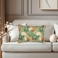 Whimsical Easter Bunny & Bloom Lumbar Pillow Cover