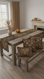 William Morris Autumn Harvest Tapestry Home Decor Bundle (4 pieces included)